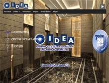 Tablet Screenshot of ideaasansor.com